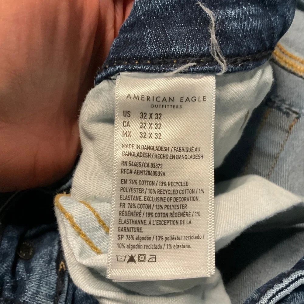 American‎ Eagle Athletic Fit Size 32 Denim Jeans Medium Blue Mens